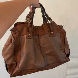 Brown Leather Kooba Handbag